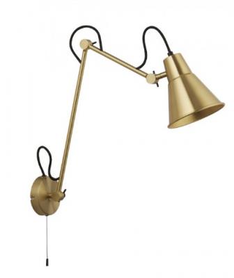 FLUX WALL OR PICTURE LIGHT BRUSHED BRASS